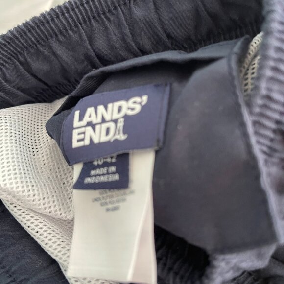 Lands' End Men's 6" Volley Swim Trunks Navy Size Large - Picture 2 of 7